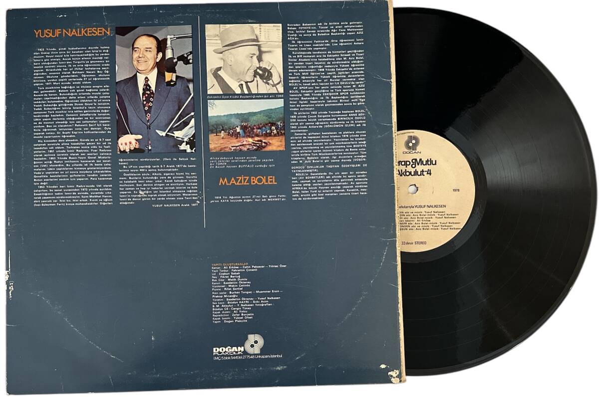 Serap Mutlu Akbulut 4 - M. Aziz Bolel / Yusuf Nalkesen LP Plak (10/8) PLK25569 - 1