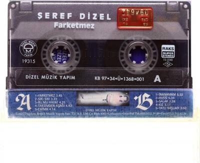 Şeref Dizel *Farketmez* Kaset KST6185 - 4