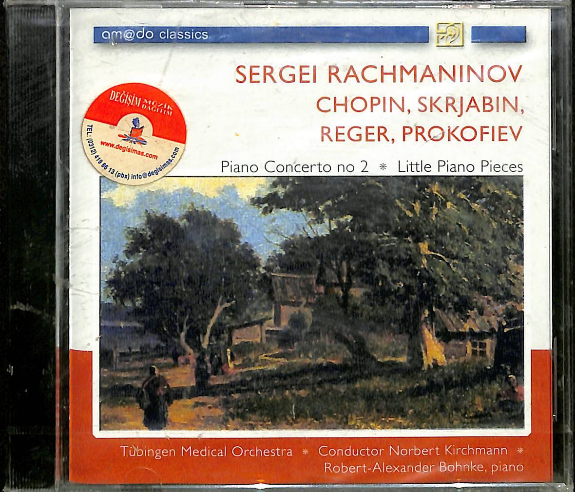 Sergei Rachmaninov - Chopin, Skrjabin, Reger, Prokofiev CD (Sıfır) CD3535 - 1