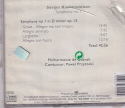 Sergei Rachmaninov - Symphony No. 1 (Sıfır Ürün) CD Müzik CD867 - 6