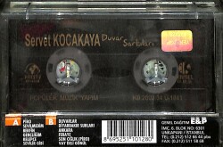 Servet Kocakaya - Duvar Şarkıları Kaset (İkinci El) KST24957 - 2