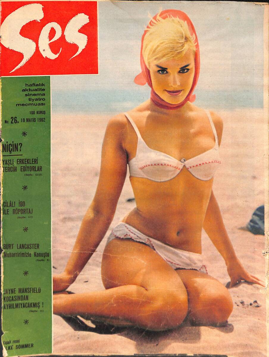 Ses Dergisi Sayı 26 / 19 Mayıs 1962 - Sophia Loren ve Carlo Ponti - Cilalı İbo İle Röportaj NDR88014 - 1