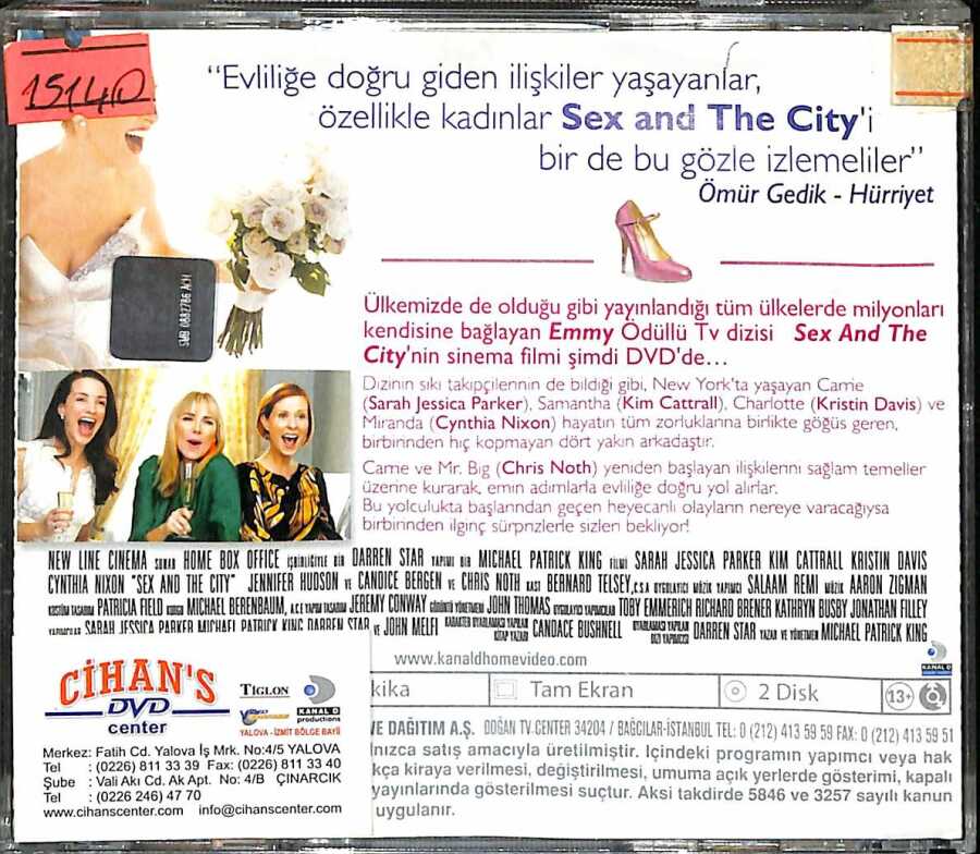 Sex And City VCD Film 108 5 VCD23563 Yabancı 