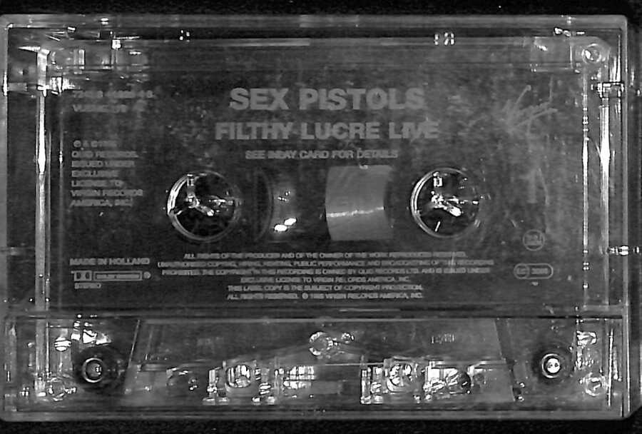 Sex Pistols Filthy Lucre Live Kaset İkinci El Kartoneti Eksik  