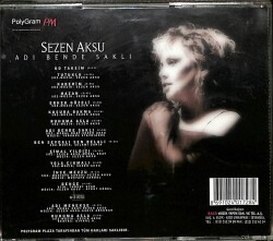 Sezen Aksu - Adı Bende Saklı CD (İkinci El) CD3677 - 2