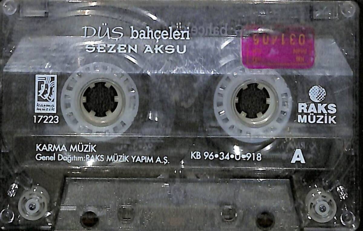 Sezen Aksu - Düş Bahçeleri (Kırmızı Bandrol) Kaset (İkinci El) KST26482 - 1