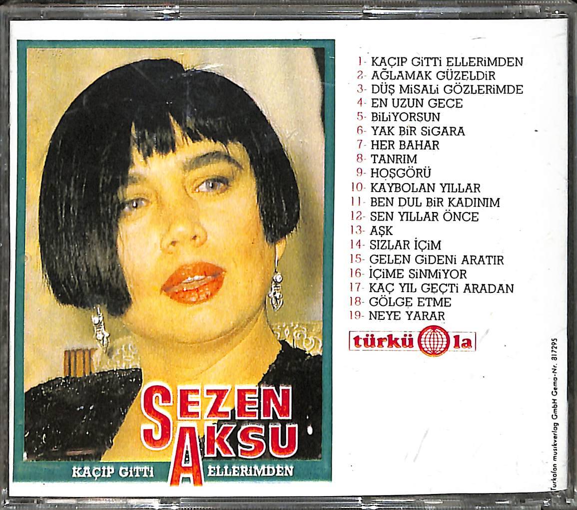 Sezen Aksu - Kaçıp Gitti Ellerimden (Boş CD Kabı - Türküola) CD (İkinci El) CD3710 - 2