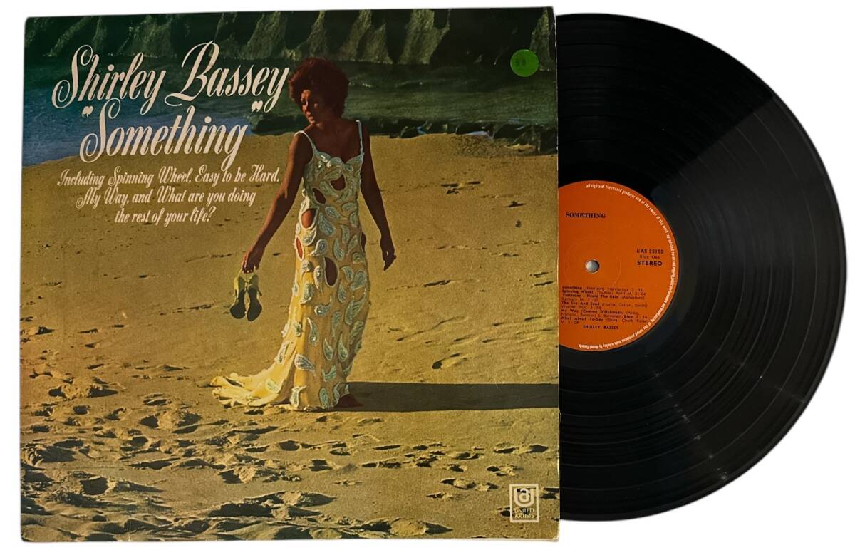 Shirley Bassey - Something (United Artists) LP Plak (10/8) PLK25584 - 1