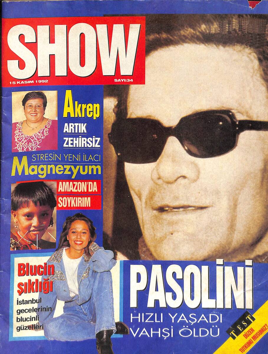 Show Dergisi 15 Kasım 1992 - Korhan Abay - Julio İglesias - Karen Mulder - Füsun Önal - Donald Trump NDR88102 - 1