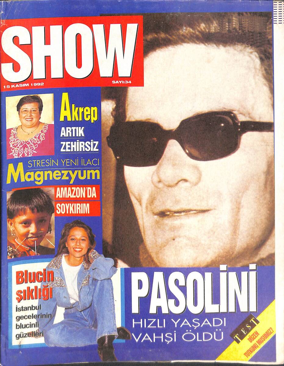 Show Dergisi 15 Kasım 1992 - Korhan Abay - Julio İglesias - Karen Mulder - Füsun Önal - Donald Trump NDR88131 - 1