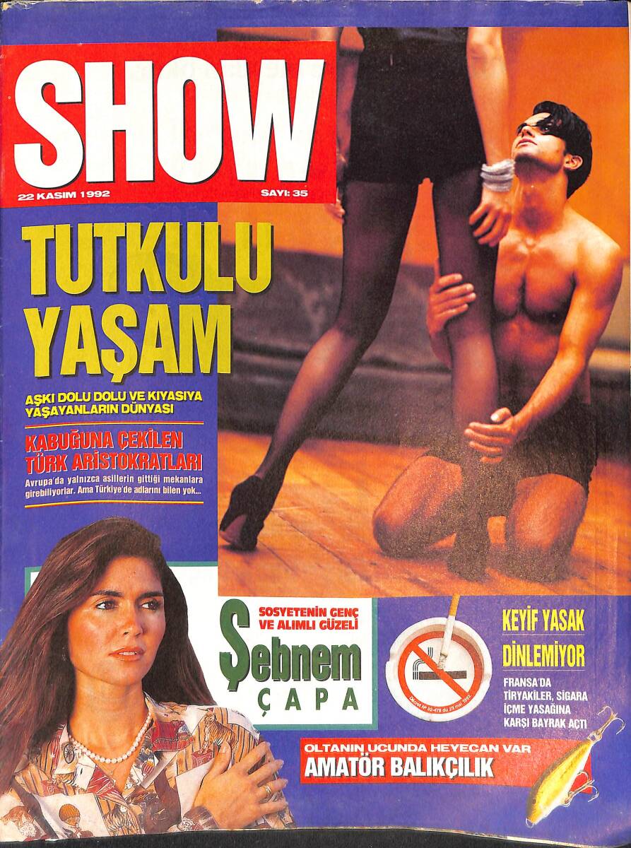 Show Dergisi 22 Kasım 1992 - Kim Basinger - Şebnem Çapa - Farihe Fersan NDR88132 - 1