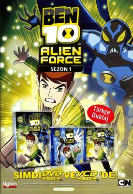 Sihirbaz Ben 10 Alien Force Film Afişleri Çift Taraflı (32x48) EFM7554 - 1