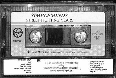 Simpleminds Street *Fighting Years* Kaset KST23472 - 2