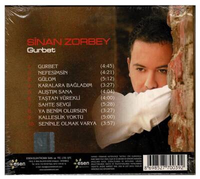 Sinan Zorbey - Gurbet CD Müzik CD392 - 8