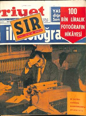 Sır Siyasi Olaylar Dergisi Sayı 18 15 Ekim 1960 - Menderes, Mücella Sağman, Celal Bayar, Kruşçef NDR84363 - 1