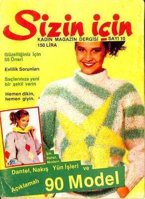 Sizin İçin Kadın Magazin Dergisi Sayı 10 DRG793 - 1