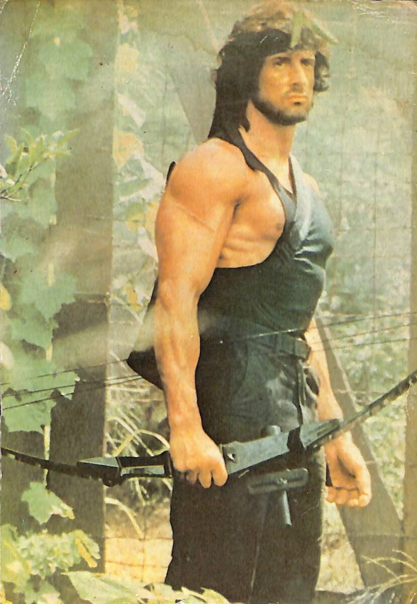 Slyvester Stallone Kartpostal (Küçük Boy) KRT22256 - 1