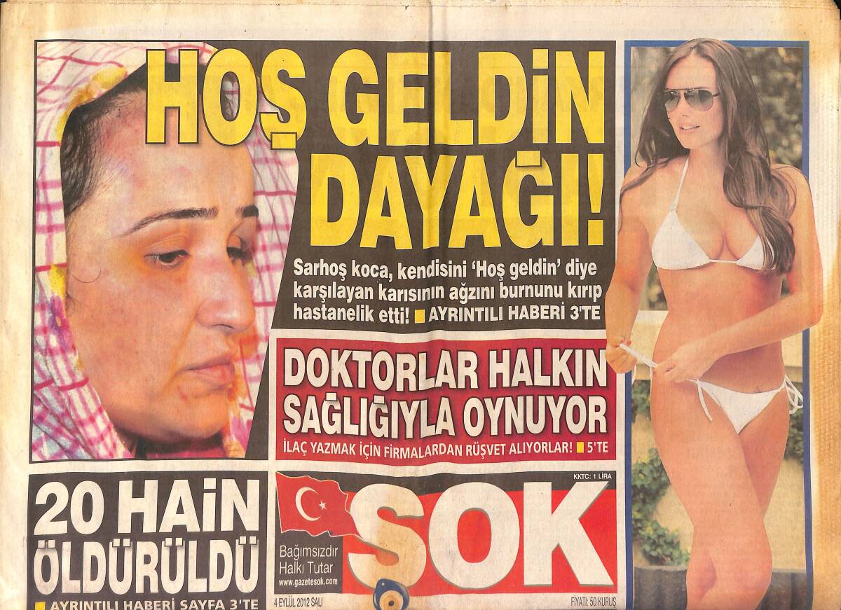 Şok Gazetesi 4 Eylül 2012 - Tarkan'dan Kıvanç'a: Hadi Oyna - Şahan Gökbakar, Ata Demirer'e Meydan Okudu GZ154830 - 1