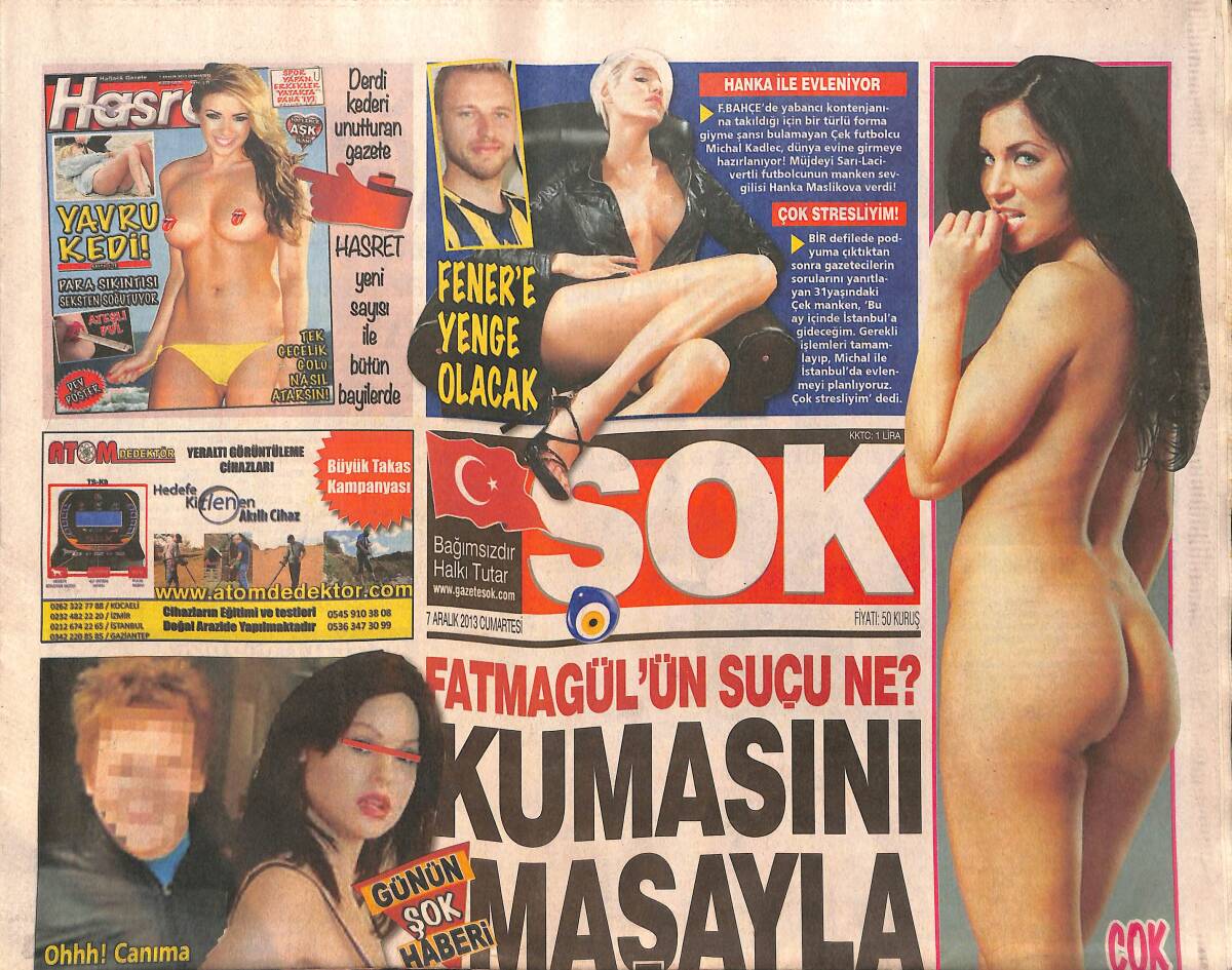 Şok Gazetesi 7 Aralık 2013 - Katy Perry İyi Niyet Elçisi Oldu - Ahu Tuğba İnanılmaz İtiraflarda Bulundu GZ154841 - 1