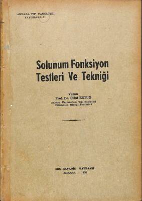 Solunum Fonksiyon Testleri ve Tekniği KTP2825 - 1