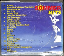 Sommer Hits * ( İkinci El ) CD Müzik CD1688 - 2