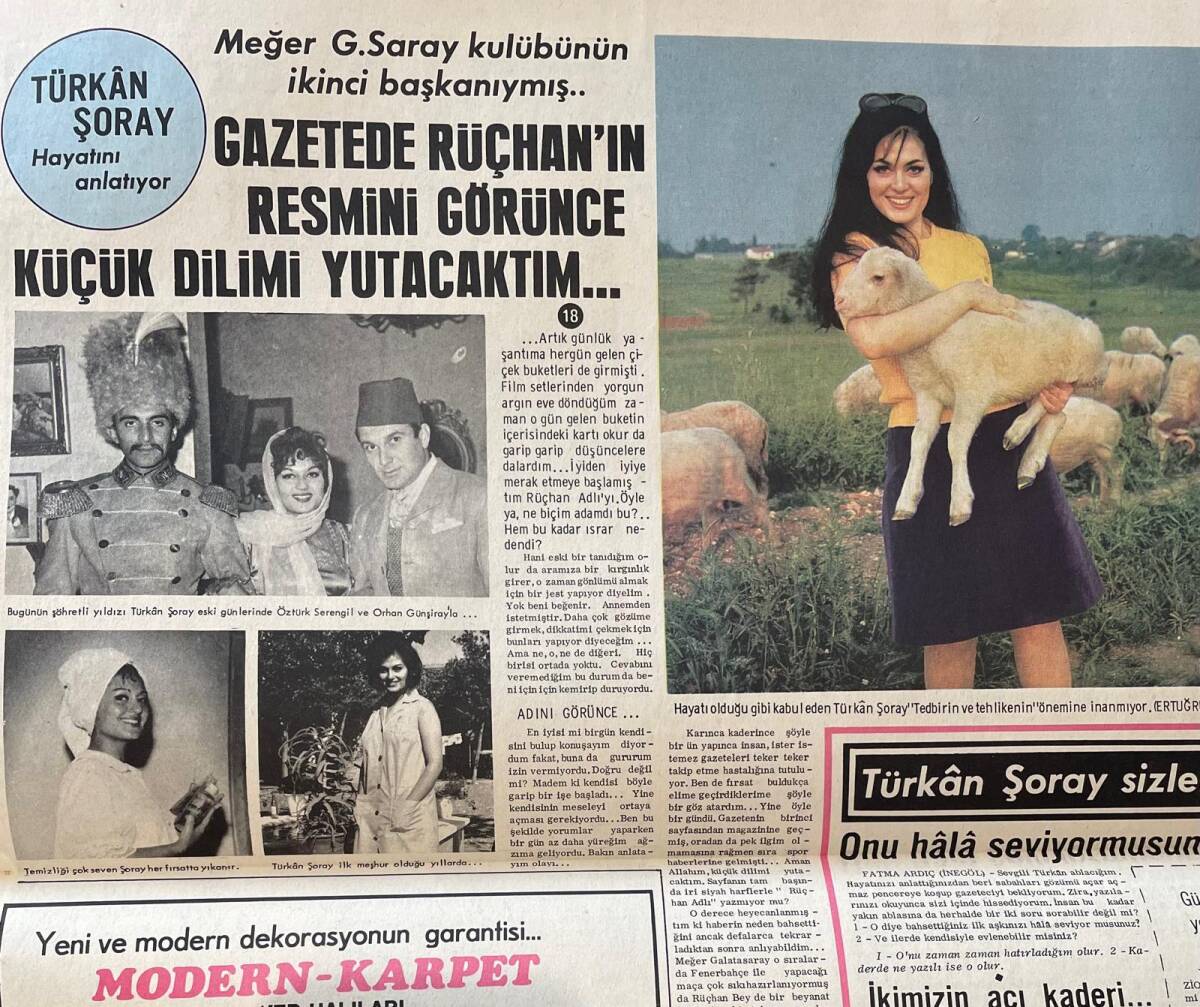 Son Aktüalite Gazetesi 26 Mayıs 1968 - 1967- 1968 Türkiye Ligi Şampiyonu Fenerbahçe - Türkan Şoray Hayatını Anlatıyor GZ156545 - 2