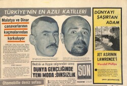 Son Aktüalite Gazetesi 27 Mayıs 1968 - Türkan Şoray: Tek Eksiğim Bir Erkeğin Göstereceği Şefkatti - Fenerli Futbolcular Şike Diye Bağıranlara Cevap GZ156543 - 1