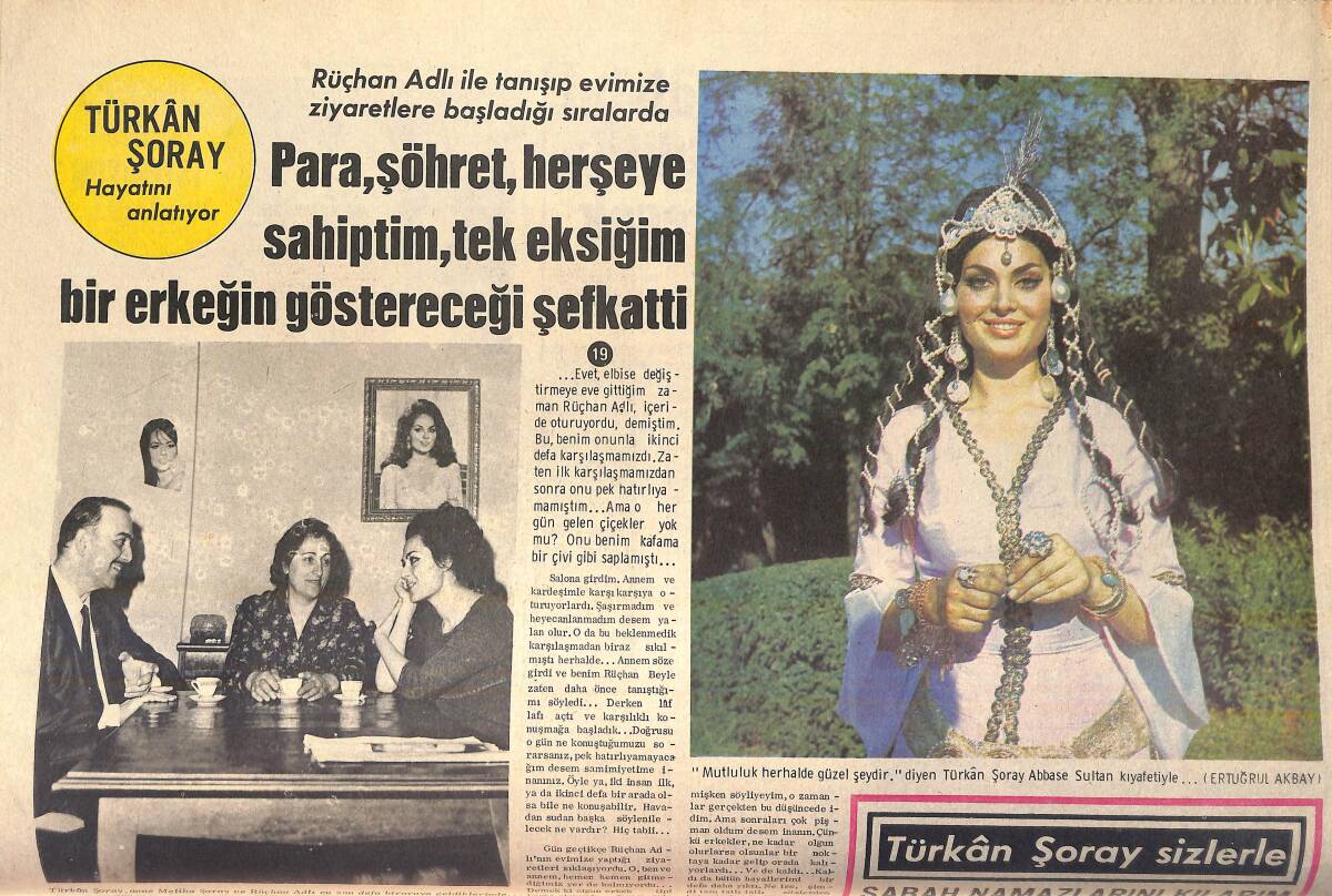 Son Aktüalite Gazetesi 27 Mayıs 1968 - Türkan Şoray: Tek Eksiğim Bir Erkeğin Göstereceği Şefkatti - Fenerli Futbolcular Şike Diye Bağıranlara Cevap GZ156543 - 2