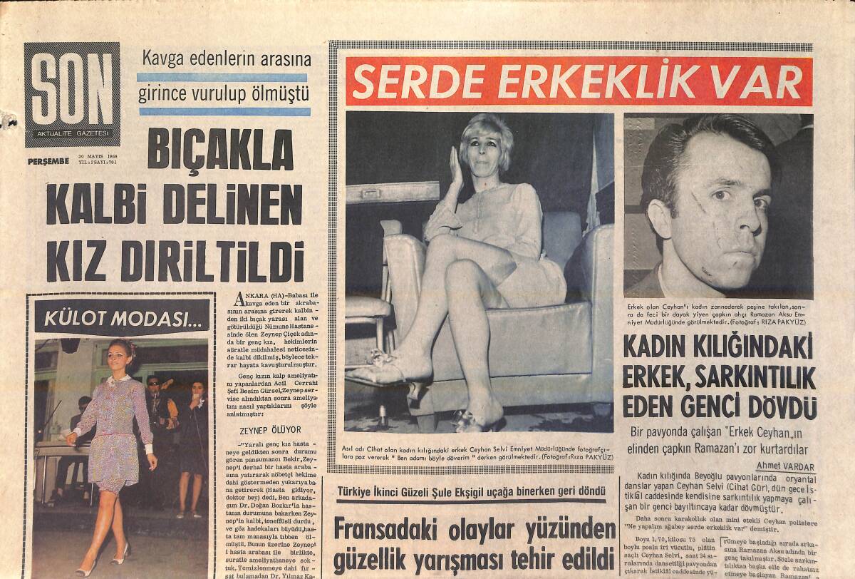 Son Aktüalite Gazetesi 30 Mayıs 1968 - Türkan Şoray: Rüçhan Adlı'nın Karısından Ayrılması An Meselesiydi GZ156540 - 1