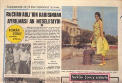 Son Aktüalite Gazetesi 30 Mayıs 1968 - Türkan Şoray: Rüçhan Adlı'nın Karısından Ayrılması An Meselesiydi GZ156541 - 2