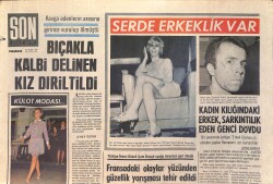 Son Aktüalite Gazetesi 30 Mayıs 1968 - Türkan Şoray: Rüçhan Adlı'nın Karısından Ayrılması An Meselesiydi GZ156541 - 1