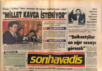 Son Havadis Gazetesi 1 Nisan 1984 - Rumlar Maraşın Tapusunu Çıkarıyor - Asala Militanlarının Komünist TUDEH Partisi İle İlişkileri Olduğu Belirlendi GZ121130 - 1