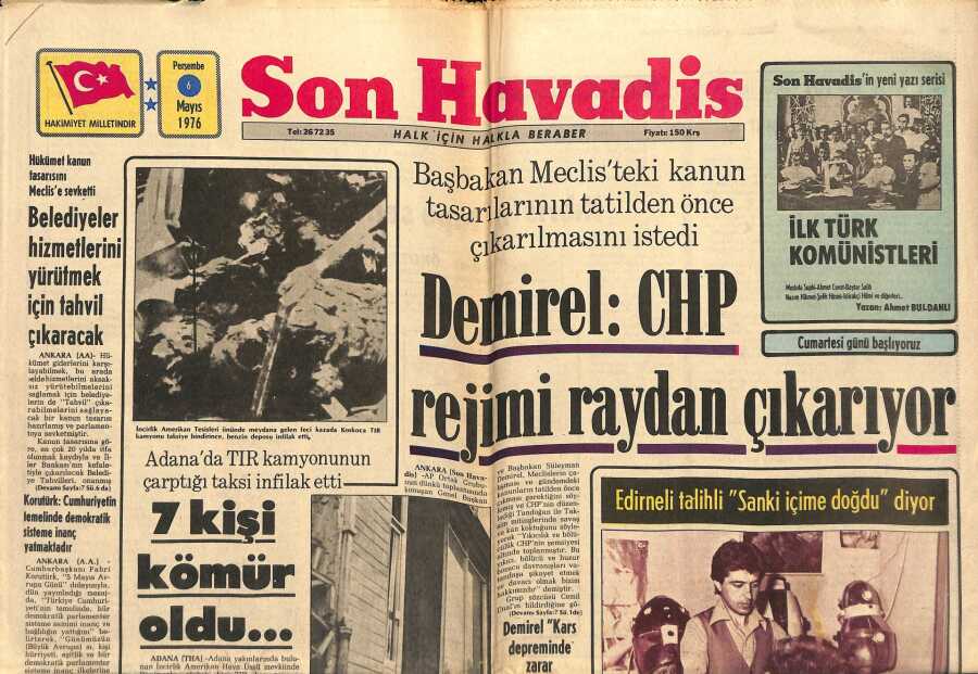 Son Havadis Gazetesi May S Emel Say N Son Havadise Ini D Kt