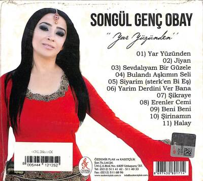 Songül Genç Obay - Yar Yüzünden (Sıfır Ürün) CD Müzik CD2005 - 2