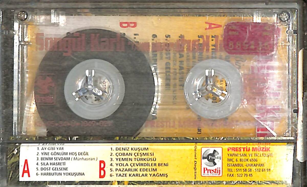 Songül Karlı - Yanık Bir Türkü Kaset (İkinci El) KST27282 - 2