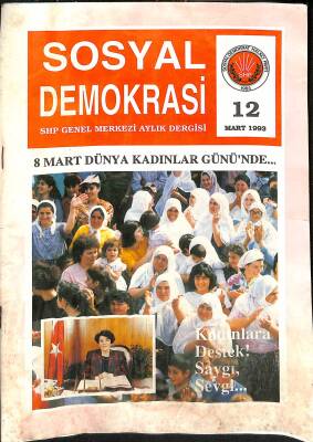 Sosyal Demokrasi Sayı 12 Mart 1993 - 8 Mart Dünya Kadınlar Günü NDR83235 - 1