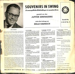 Souvenirs In Swing - Die Jupiter Serenaders Und Delle Haensch LP (109) PLK17266 - 2