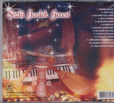 Sözlü Gerdek Gecesi (Sıfır Ürün) CD Müzik CD1010 - 2