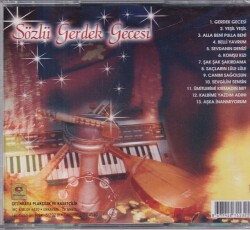 Sözlü Gerdek Gecesi (Sıfır Ürün) CD Müzik CD1057 - 2