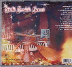 Sözlü Gerdek Gecesi (Sıfır Ürün) CD Müzik CD1113 - 2