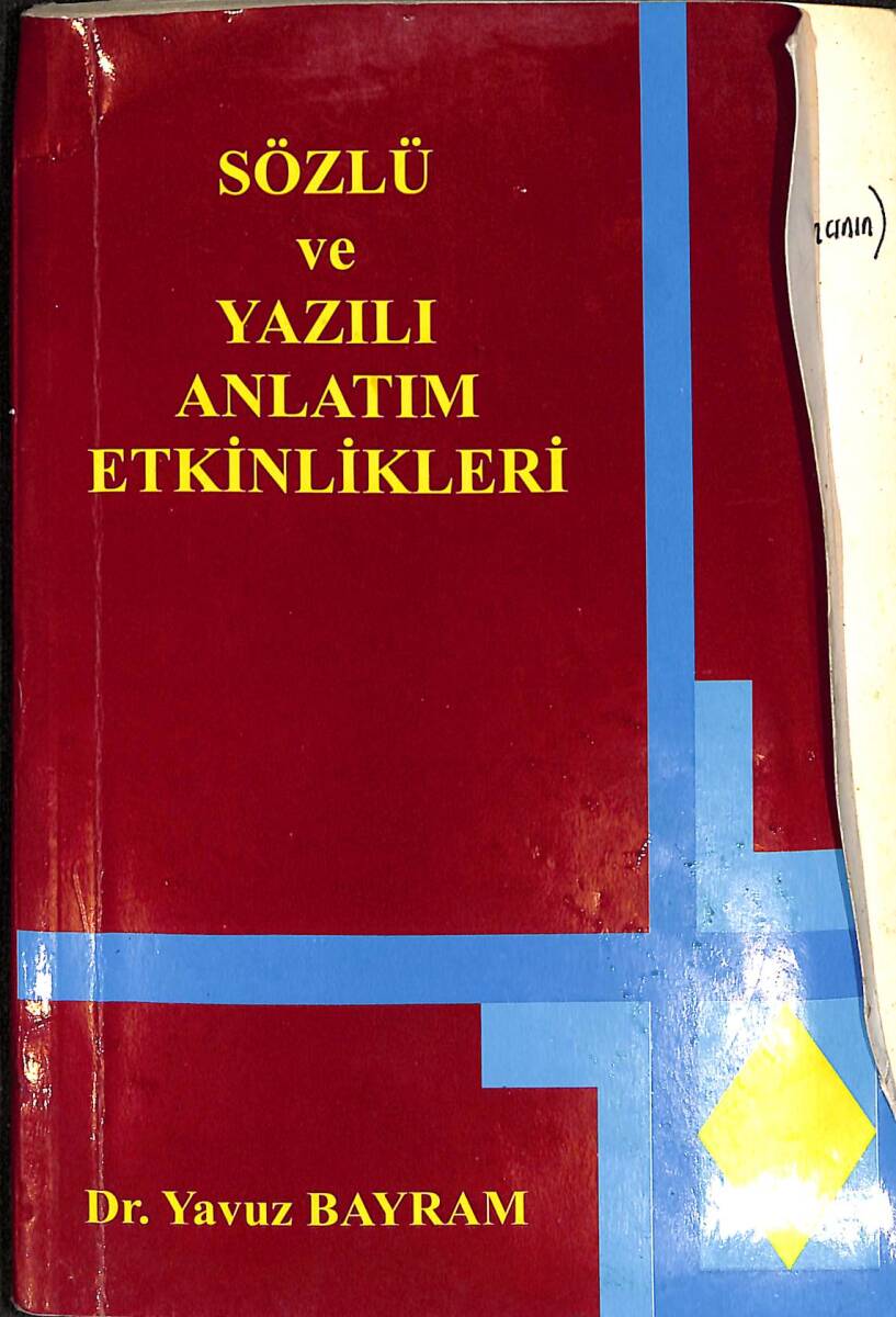 Sözlü Ve Yazılı Anlatım Etkinlikleri (İthaflı-İmzalı) NDR87903 - 1