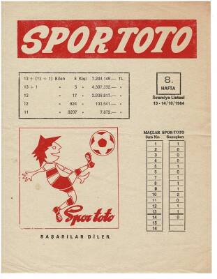 SPOR - Sportoto 8.Hafta İkramiye Listesi 1984 EFM2010 - 1