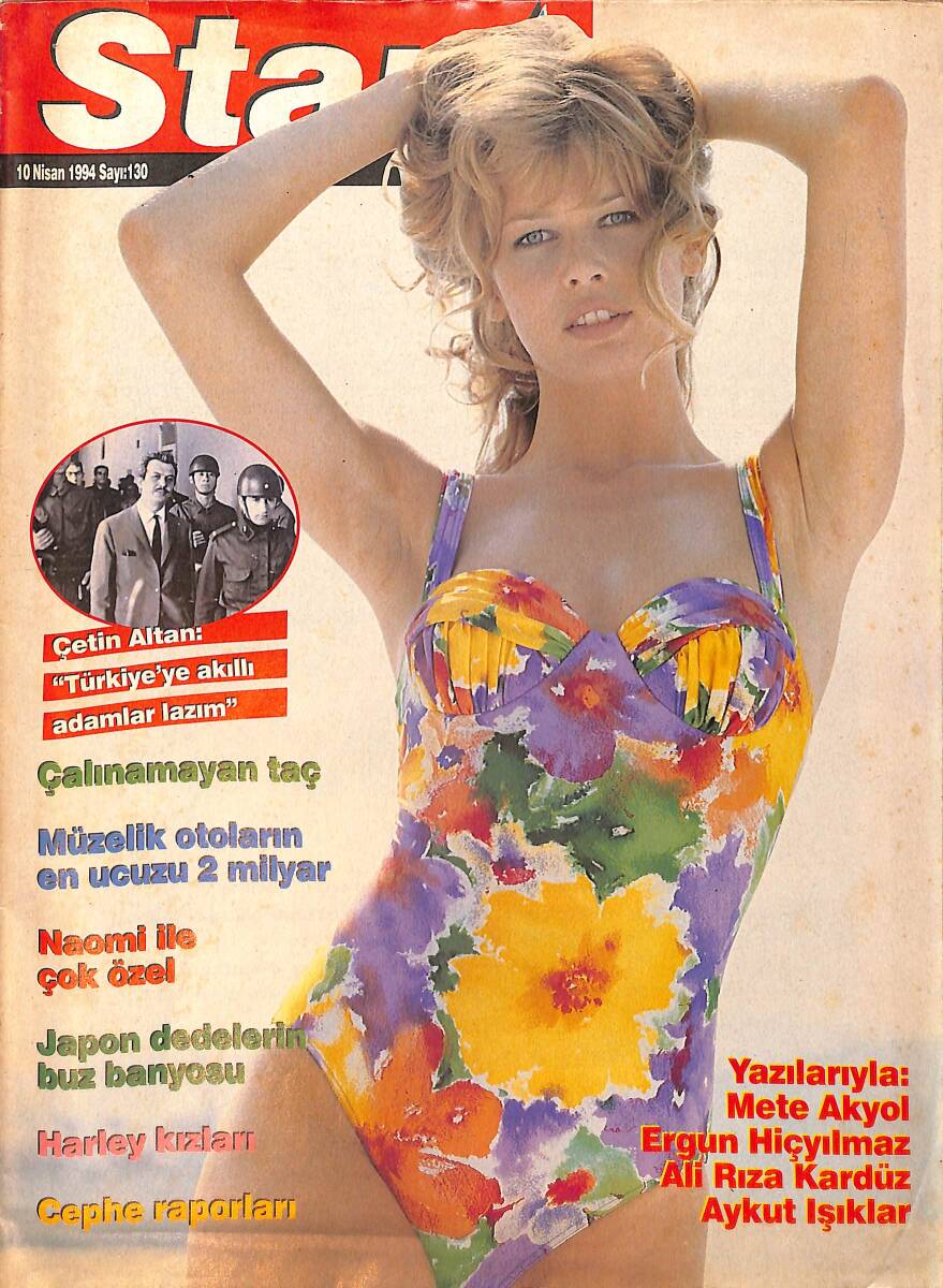 Star Dergisi 10 Nisan 1994 Sayı 130 - Çetin Altan: Türkiye'ye Akıllı Adamlar Lazım - Le Select Restaurant NDR89870 - 1