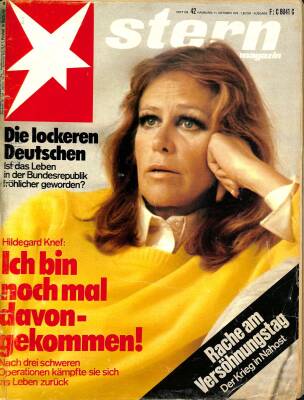 Stern Magazin 11 Oktober 1973 - Hildegard Knef, Spiro Agnew NDR85233 - 1