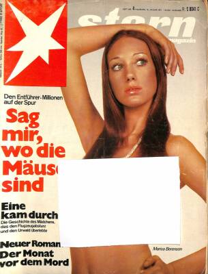 Stern Magazin Nr 4 16 Januar 1972 - Kapak Marisa Berenson, Juliane Köpcke NDR83892 - 1