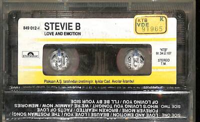 STEVIE B - LOVE AND EMOTION KASET KST22524 - 2