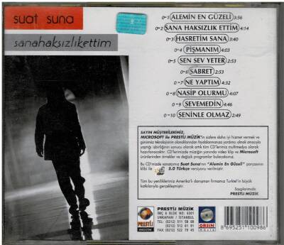 Suat Suna *Sana Haksızlık Ettim* CD Müzik CD571 - 8