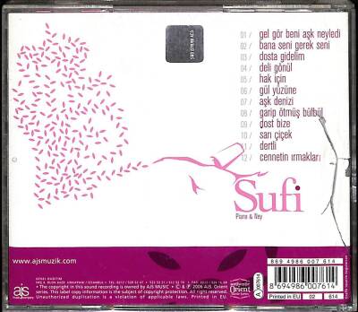 Sufi *Piano & Ney* ( İkinci El ) CD Müzik CD2019 - 2