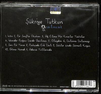 Şükriye Tutkun - Salıncak (Sıfır Ürün) CD Müzik CD2180 - 2