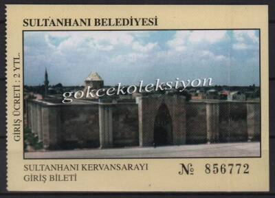 Sultanhanı Kervansarayı Giriş Bileti PYB2925 - 1